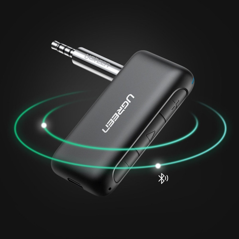 Garso garso imtuvas automobiliui Bluetooth 5.0 AUX mini lizdas juodas