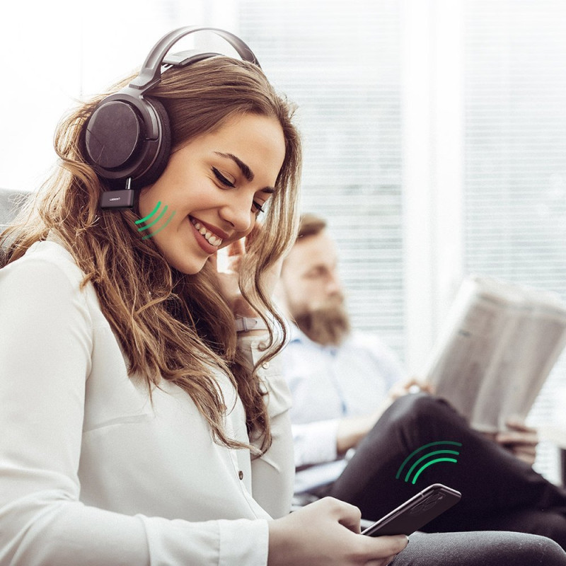 Garso garso imtuvas automobiliui Bluetooth 5.0 AUX mini lizdas juodas