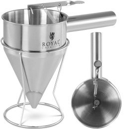 Dozatoriaus grietinėlės padažo pistoletas nerūdijančio plieno antgalis sk. 8 mm 1,2 l