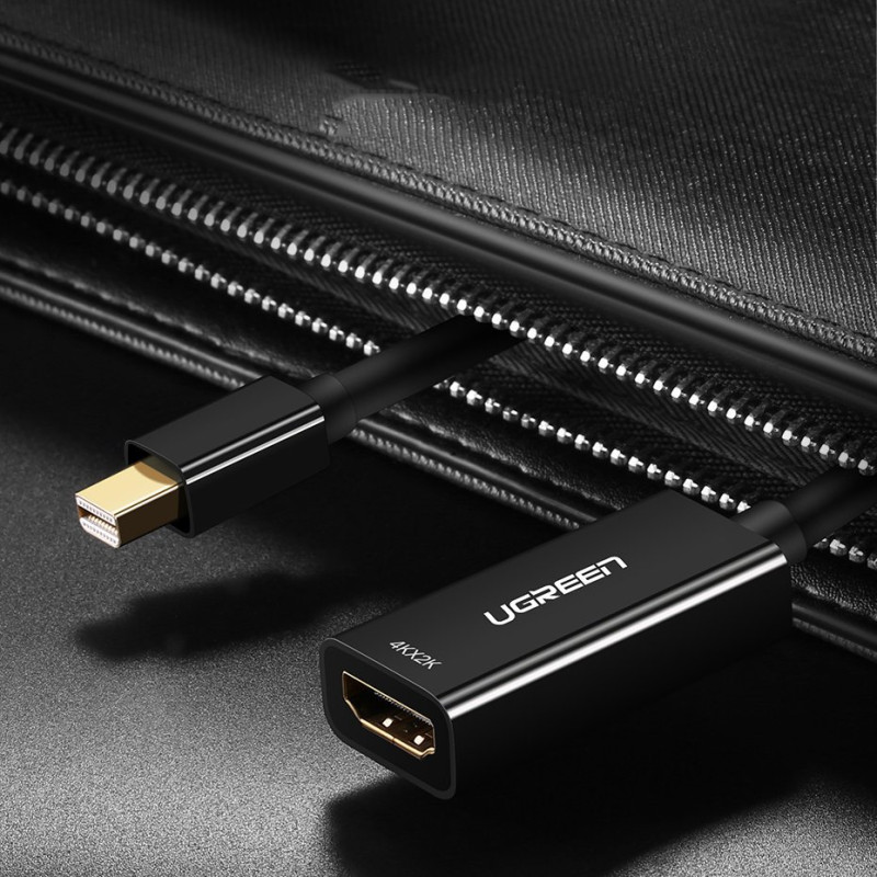 FHD Mini DisplayPort (vyriškas) į HDMI (moteriškas) adapteris baltas