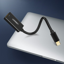 
FHD Mini DisplayPort (vyriškas) į HDMI (moteriškas) adapteris baltas
