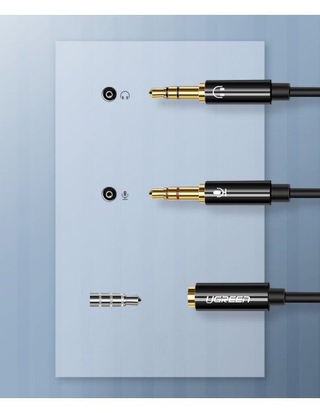AUX 3,5 mm mini lizdo skirstytuvo adapteris mikrofonui ir ausinėms, juodas
 
AUX 3,5 mm mini lizdo skirstytuvo adapteris mikrofonui ir ausinėms, juodas