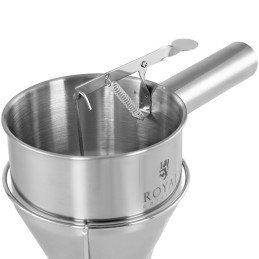 Dozatoriaus grietinėlės padažo pistoletas nerūdijančio plieno antgalis sk. 8 mm 1,2 l