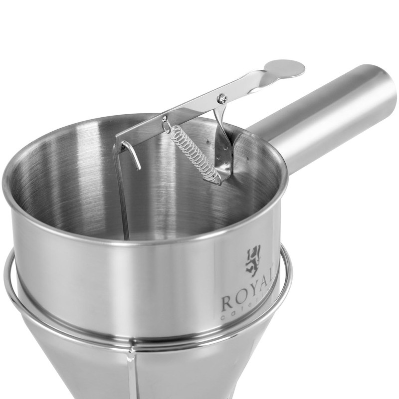 Dozatoriaus grietinėlės padažo pistoletas nerūdijančio plieno antgalis sk. 8 mm 1,2 l