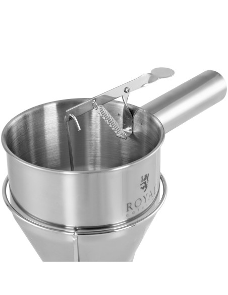 Dozatoriaus grietinėlės padažo pistoletas nerūdijančio plieno antgalis sk. 8 mm 1,2 l Dozatoriaus grietinėlės padažo pistoletas nerūdijančio plieno antgalis sk. 8 mm 1,2 l