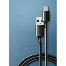 
Patvarus USB - USB-C laidas 480 Mbps 3A 1,5 m juodas
