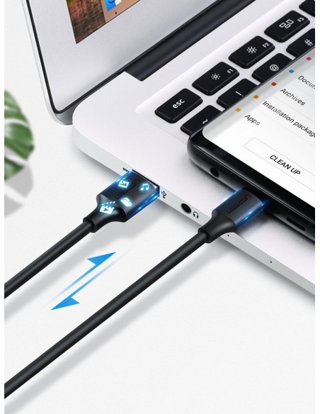Patvarus USB - USB-C laidas 480 Mbps 3A 1,5 m juodas
 
Patvarus USB - USB-C laidas 480 Mbps 3A 1,5 m juodas