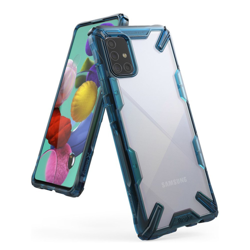 
Fusion X šarvuotas dėklas su rėmeliu, skirtas Galaxy M31s, mėlynas

