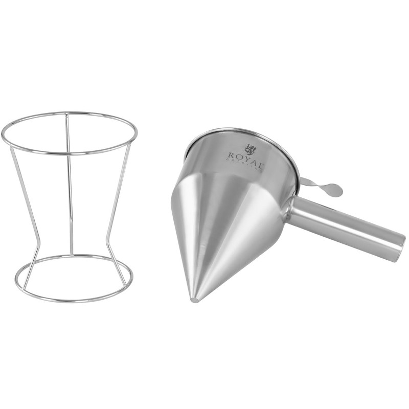 Dozatoriaus grietinėlės padažo pistoletas nerūdijančio plieno antgalis sk. 8 mm 1,2 l