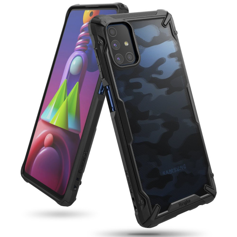 Patvarus, sustiprintas dėklas GALAXY M51 FUSION X CAMO telefonui, juodas
Patvarus, sustiprintas dėklas GALAXY M51 FUSION X CAMO telefonui, juodas