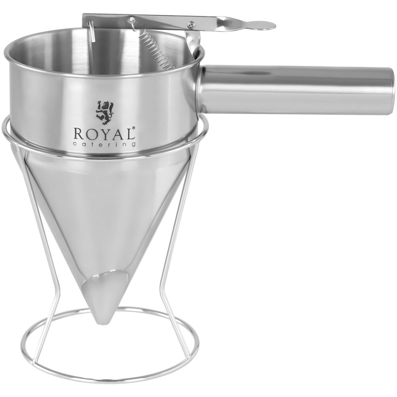Dozatoriaus grietinėlės padažo pistoletas nerūdijančio plieno antgalis sk. 8 mm 1,2 l