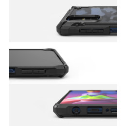 
Patvarus, sustiprintas dėklas GALAXY M51 FUSION X CAMO telefonui, juodas
