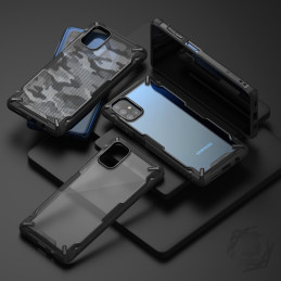
Patvarus, sustiprintas dėklas GALAXY M51 FUSION X CAMO telefonui, juodas
