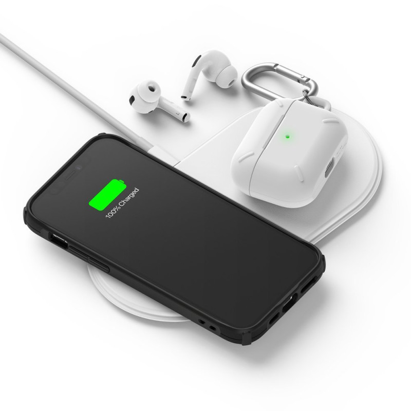 Šarvuotas dėklas su rėmeliu, skirtas iPhone 12 mini Fusion X Design Routine, juodas