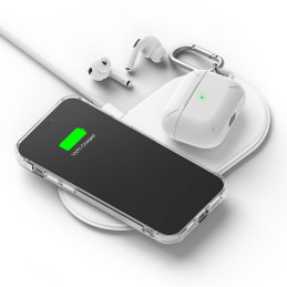 
Šarvuotas dėklo dangtelis su gelio rėmeliu iPhone 12 Pro Max Fusion Design rožinė-žalia
