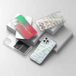 
Šarvuotas dėklo dangtelis su gelio rėmeliu iPhone 12 Pro Max Fusion Design rožinė-žalia
