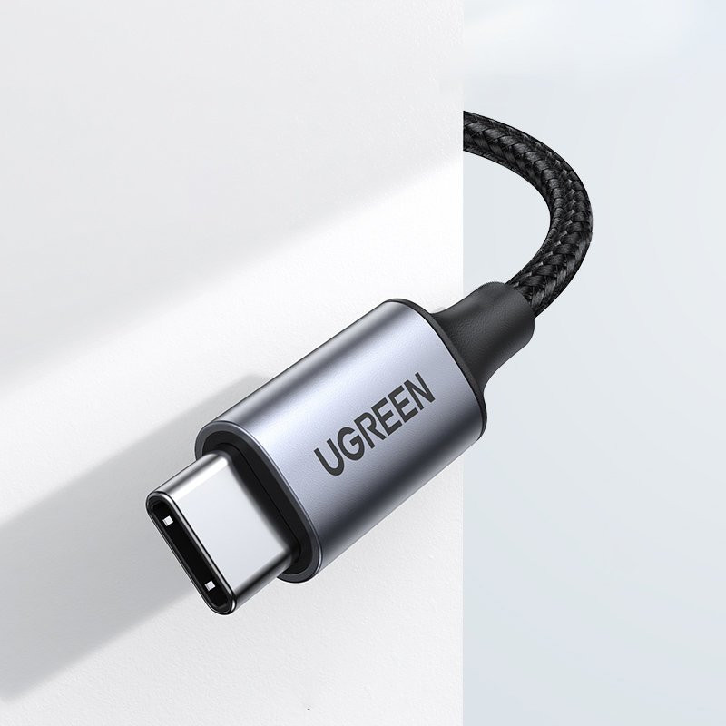 Stereo garso laidas AUX 3,5 mm mini lizdas - USB-C telefono planšetei 1m juodas