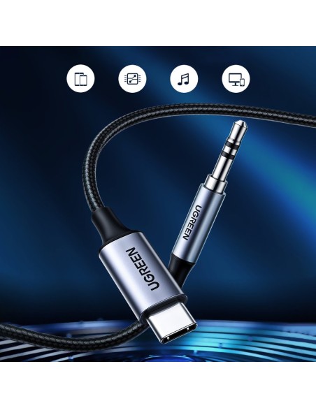Stereo garso laidas AUX 3,5 mm mini lizdas - USB-C telefono planšetei 1m juodas
 
Stereo garso laidas AUX 3,5 mm mini lizdas - USB-C telefono planšetei 1m juodas