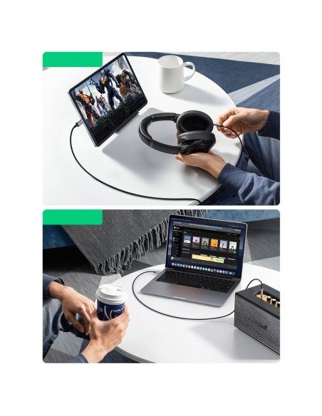 Stereo garso laidas AUX 3,5 mm mini lizdas - USB-C telefono planšetei 1m juodas
 
Stereo garso laidas AUX 3,5 mm mini lizdas - USB-C telefono planšetei 1m juodas