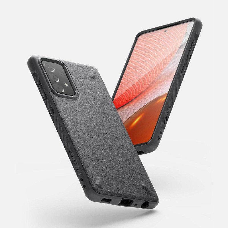 Patvarus, sustiprintas dėklas GALAXY A72 ONYX telefonui, juodas