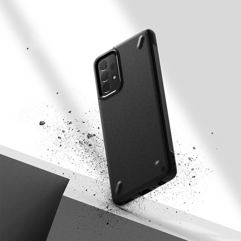 Patvarus, sustiprintas dėklas GALAXY A72 ONYX telefonui, tamsiai mėlynas