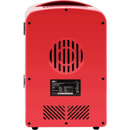 Mini kambarinis automobilinis šaldytuvas su šildymo funkcija 12 / 240 V 4 l - raudonas