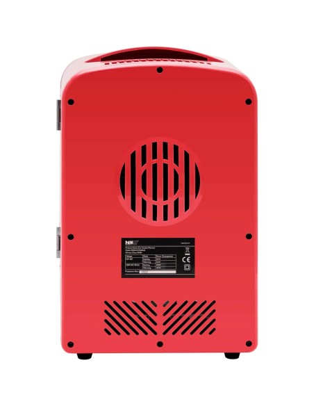 Mini kambarinis automobilinis šaldytuvas su šildymo funkcija 12 / 240 V 4 l - raudonas Mini kambarinis automobilinis šaldytuvas su šildymo funkcija 12 / 240 V 4 l - raudonas