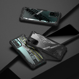 
„Xiaomi Redmi Note 10/ 10S Fusion X Design Ticket“ šarvuotas dėklas su juodu rėmeliu

