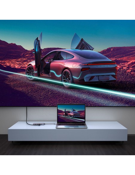 6 viename daugiafunkcis USB-C HUB – 2x USB HDMI 4K SD ir TF kortelių skaitytuvas USB-C PD 100W pilka
 
6 viename daugiafunkcis USB-C HUB – 2x USB HDMI 4K SD ir TF kortelių skaitytuvas USB-C PD 100W pilka