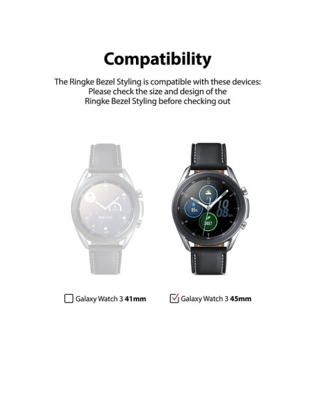 Apsauginis žiedo rėmas, skirtas Galaxy Watch 3 45 mm Bezel Styling juodas
 
Apsauginis žiedo rėmas, skirtas Galaxy Watch 3 45 mm Bezel Styling juodas