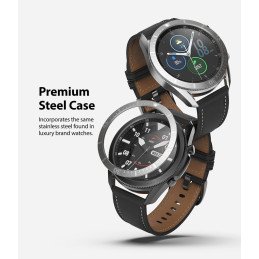 
Apsauginis žiedo rėmas, skirtas Galaxy Watch 3 45 mm Bezel Styling juodas
