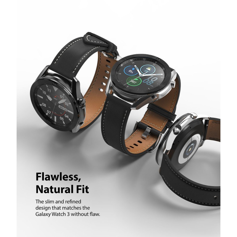 Apsauginis žiedo rėmas, skirtas Galaxy Watch 3 45 mm Bezel Styling juodas