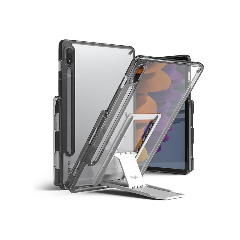 
Tvirtas dėklas su gelio rėmeliu ir stovu Galaxy Tab S7 11& 39 & 39 Fusion Combo Išskirtinai pilka
