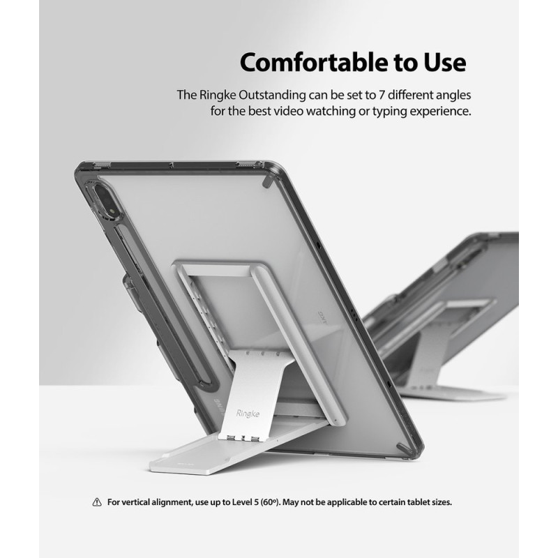 Tvirtas dėklas su gelio rėmeliu ir stovu Galaxy Tab S7 11& 39 & 39 Fusion Combo Išskirtinai pilka