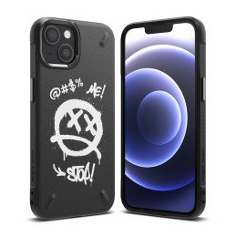 
Patvarus dėklas iPhone 13 mini Onyx Design Graffiti juodas
