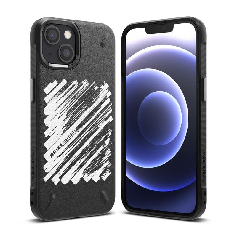 Patvarus dėklas ir dangtelis iPhone 13 mini Onyx Design Paint juodai
Patvarus dėklas ir dangtelis iPhone 13 mini Onyx Design Paint juodai