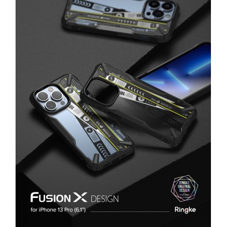 iPhone 13 Pro Fusion X Design Ticket šarvuotas dėklas su rėmeliu, juodas
 
iPhone 13 Pro Fusion X Design Ticket šarvuotas dėklas su rėmeliu, juodas