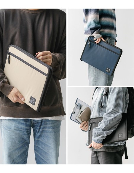 
Nešiojamojo planšetinio kompiuterio iki 13 colių „Smart Zip Pouch“ tamsiai mėlynos spalvos maišelio dėklas
