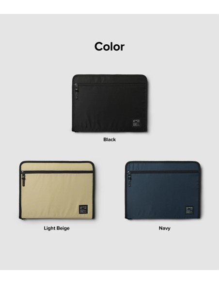 
Nešiojamojo planšetinio kompiuterio iki 13 colių „Smart Zip Pouch“ tamsiai mėlynos spalvos maišelio dėklas
