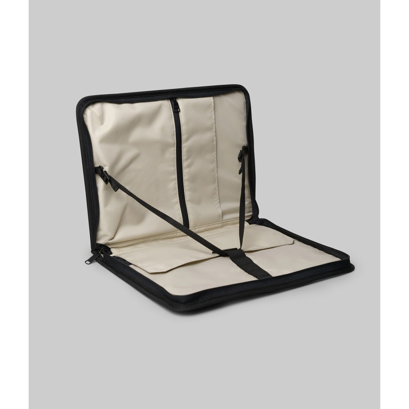 Nešiojamojo planšetinio kompiuterio iki 13 colių „Smart Zip Pouch“ smėlio spalvos maišelio dėklas