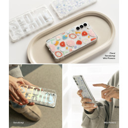 
Šarvuotas dėklo dangtelis su gelio rėmeliu Galaxy S22+ Fusion Design Seoul skaidrus
