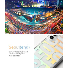 
Šarvuotas dėklo dangtelis su gelio rėmeliu Galaxy S22+ Fusion Design Seoul skaidrus
