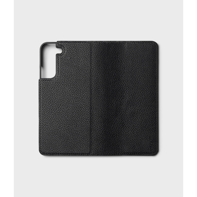 Odinis dėklas su atvartu, skirtas Galaxy S22+ Folio Signature juodas