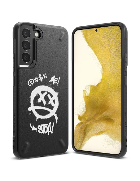 
Patvarus Galaxy S22+ Onyx Design Graffiti juodas dėklas
