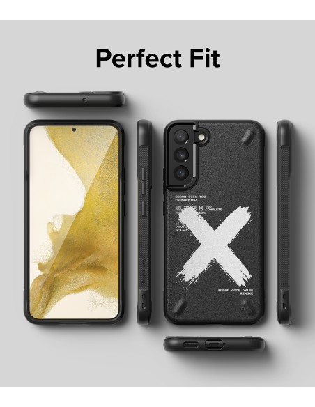
Patvarus Galaxy S22+ Onyx Design Graffiti juodas dėklas
