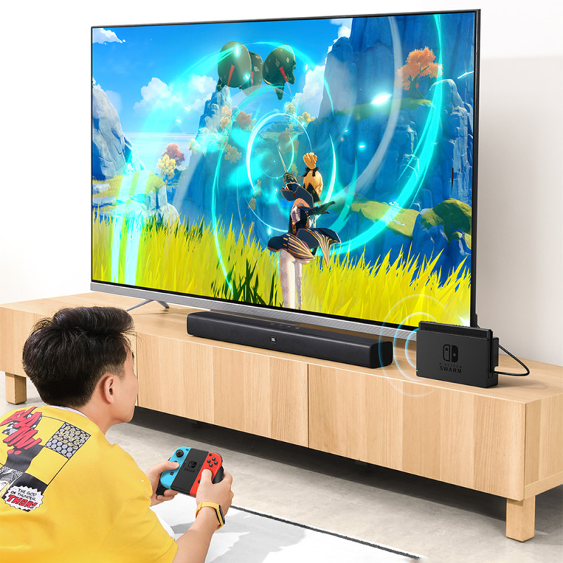 Bluetooth siųstuvo adapteris Playstation Nintendo Switch ausinėms, juodas