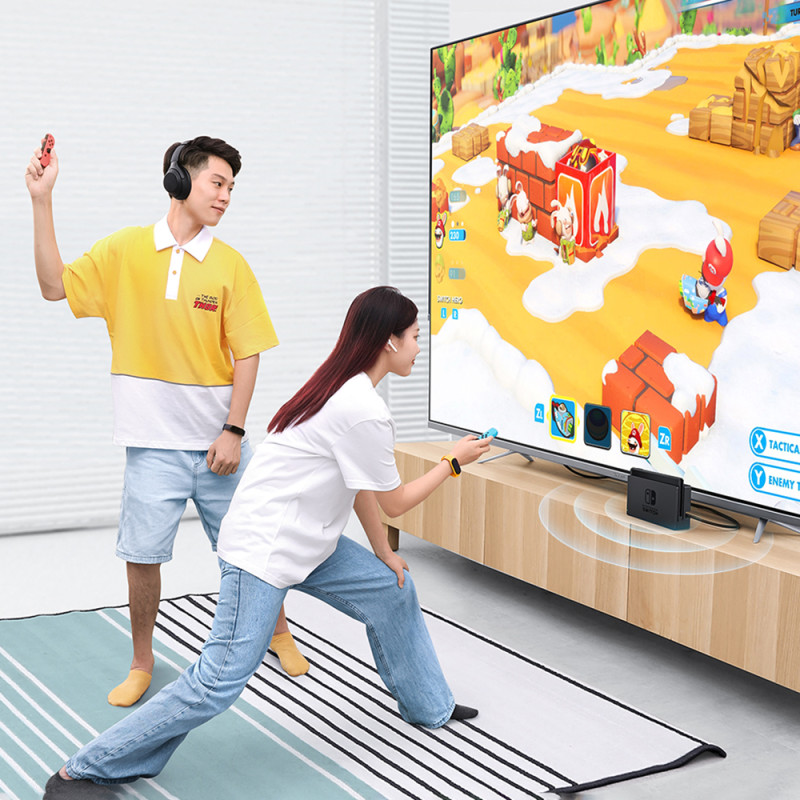 Bluetooth siųstuvo adapteris Playstation Nintendo Switch ausinėms, juodas