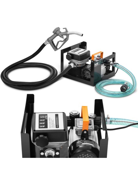 Elektrinis dyzelinio kuro dozatoriaus siurblys su skaitikliu IP55 230V 600W 60L/min Elektrinis dyzelinio kuro dozatoriaus siurblys su skaitikliu IP55 230V 600W 60L/min