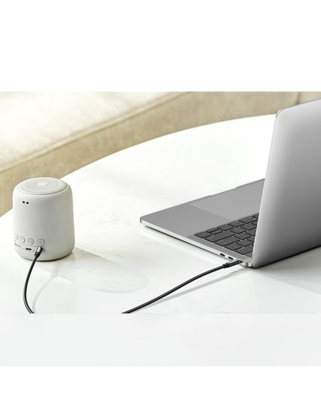 
Kabelis garso kampinis kabelis 2x mini lizdas 3,5 mm 0,5 m mėlynas
