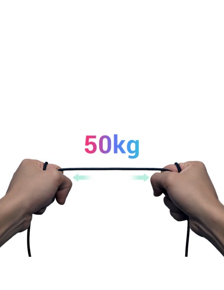 
Kabelis garso kampinis kabelis 2x mini lizdas 3,5 mm 0,5 m mėlynas
